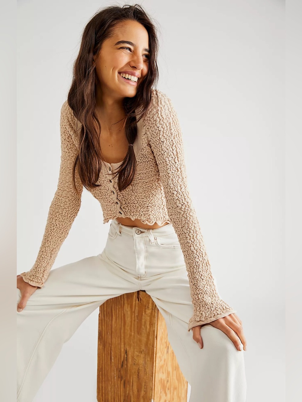 Free People Rosehip Cardi size S NWT